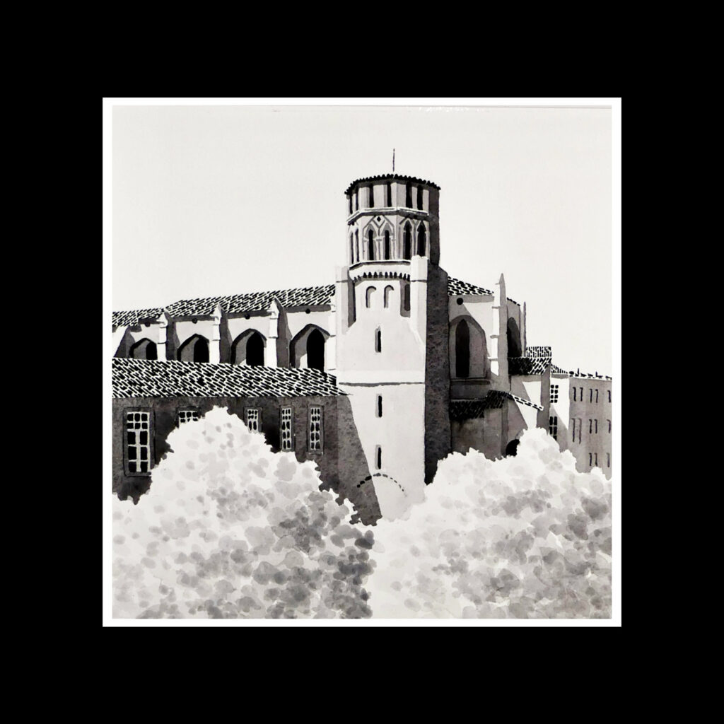 Aquarelle Toulouse les Augustins