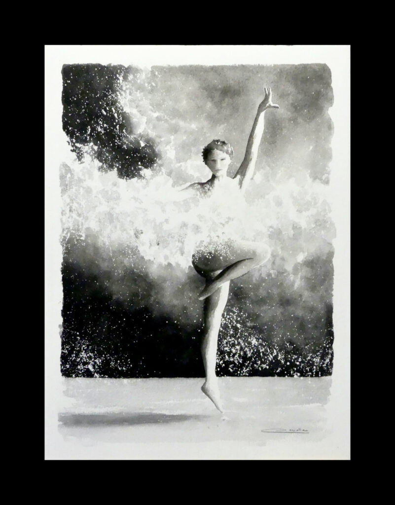 aquarelle la danseuse