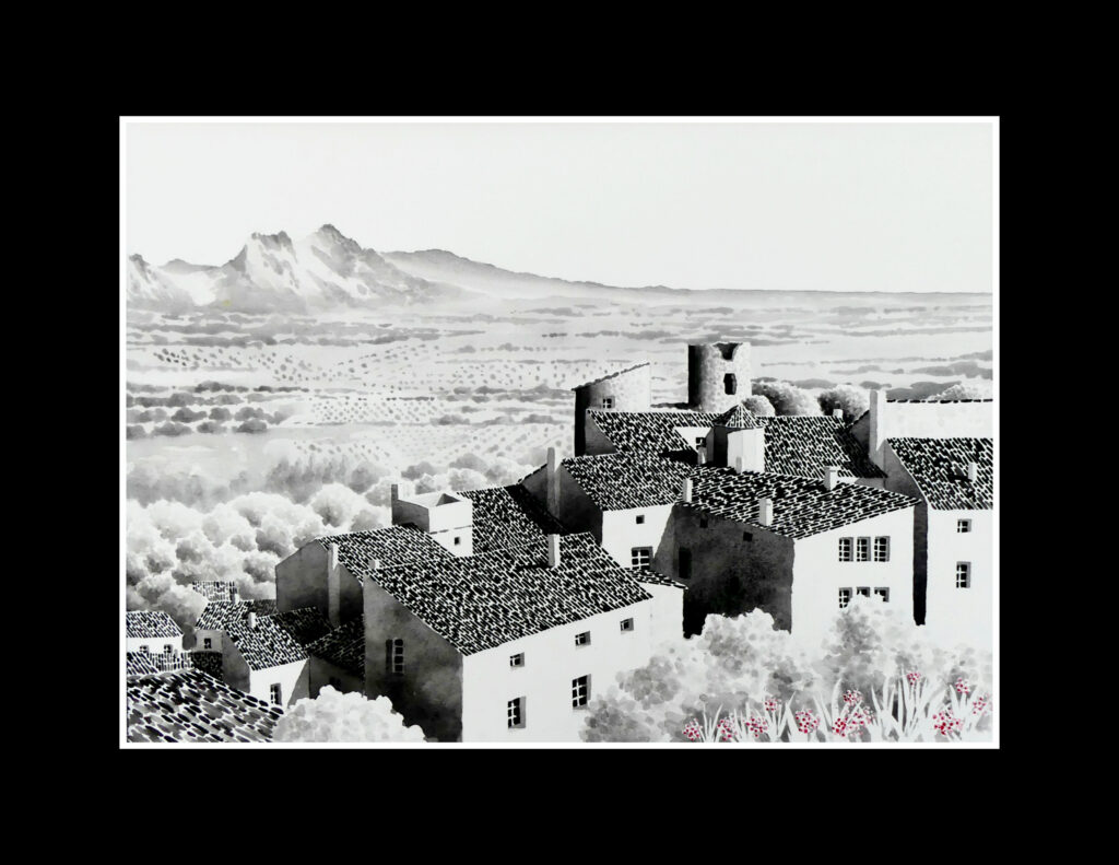 aquarelle Eygalières