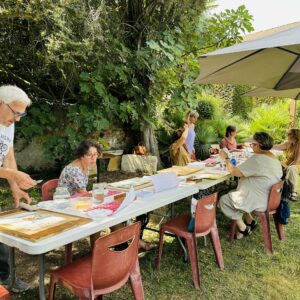 Cours d&rsquo;aquarelle au Grand Presbytère 2023-2024